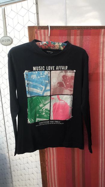 Tee-shirt manches longues garçon 14 ans
