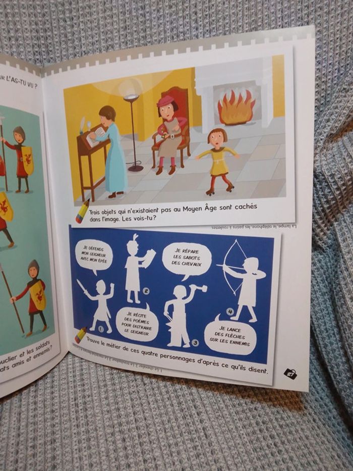 Livre + CD "En direct du Château Fort" - Les Petits reportages de Matthéo / Ed. Atlas - photo numéro 16