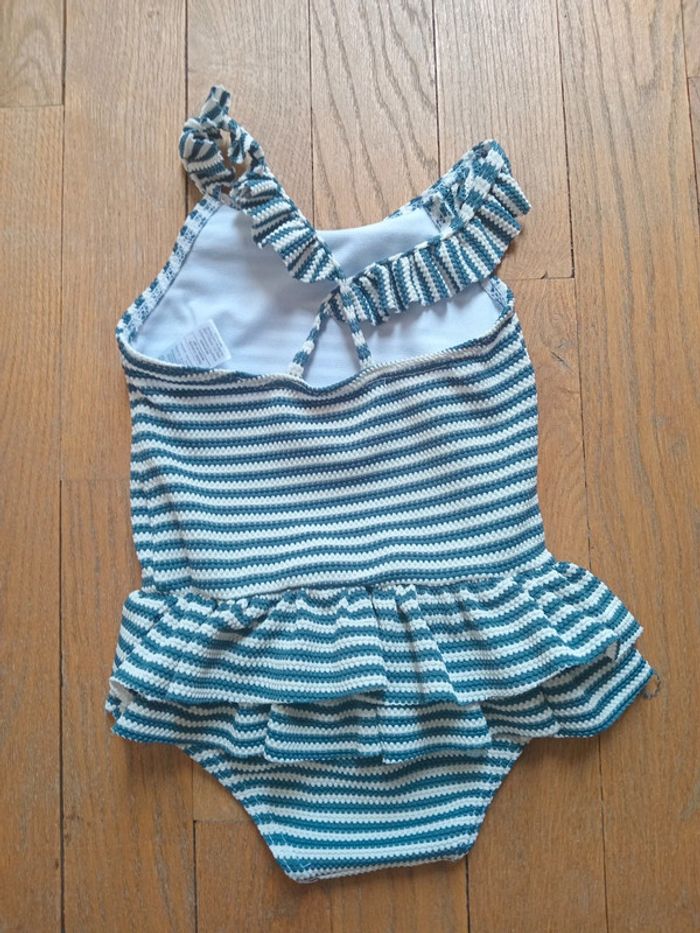 Maillot bain fille 1 pièce Hema 2 ans marinière - photo numéro 4