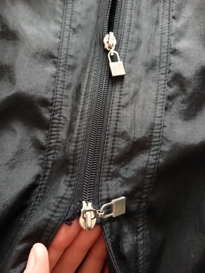 Long manteau noir femme T44 - photo numéro 18