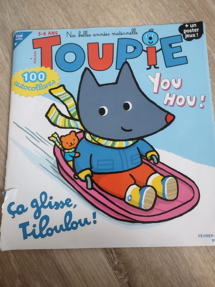 Livre Toupie Ça glisse Tiloulou!