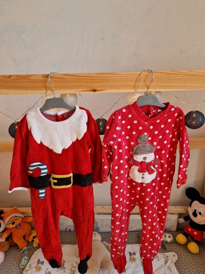 2 pyjamas chaud Noël