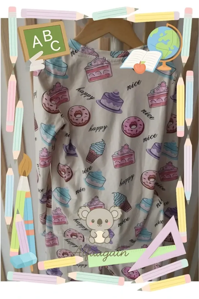 Pyjama shein gourmand 10ans - photo numéro 5
