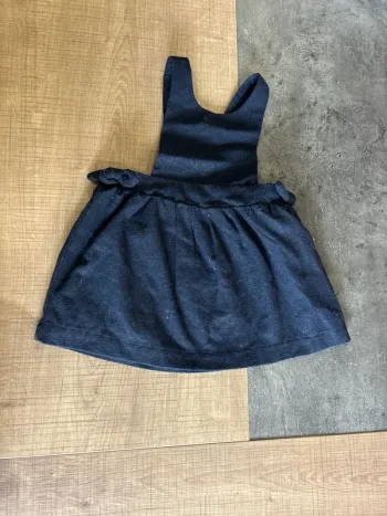 Robe salopette bébé fille