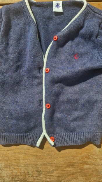 Gilet cardigan petit bateau 3 ans