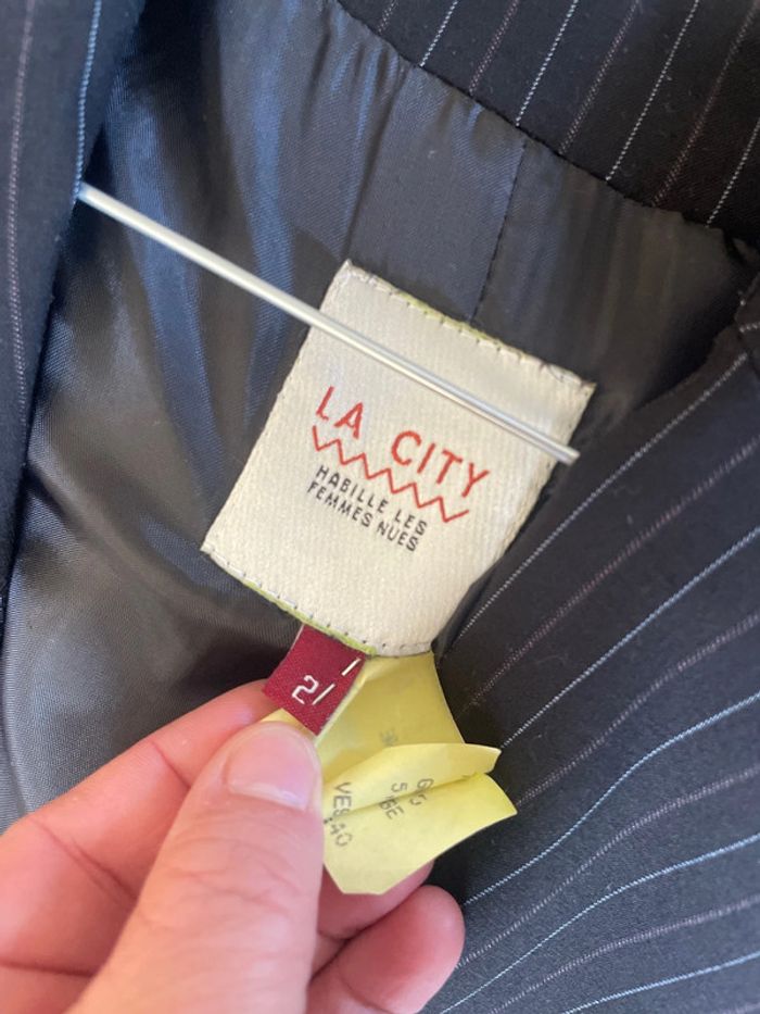 Ensemble chic la city costume femme à rayures - photo numéro 5