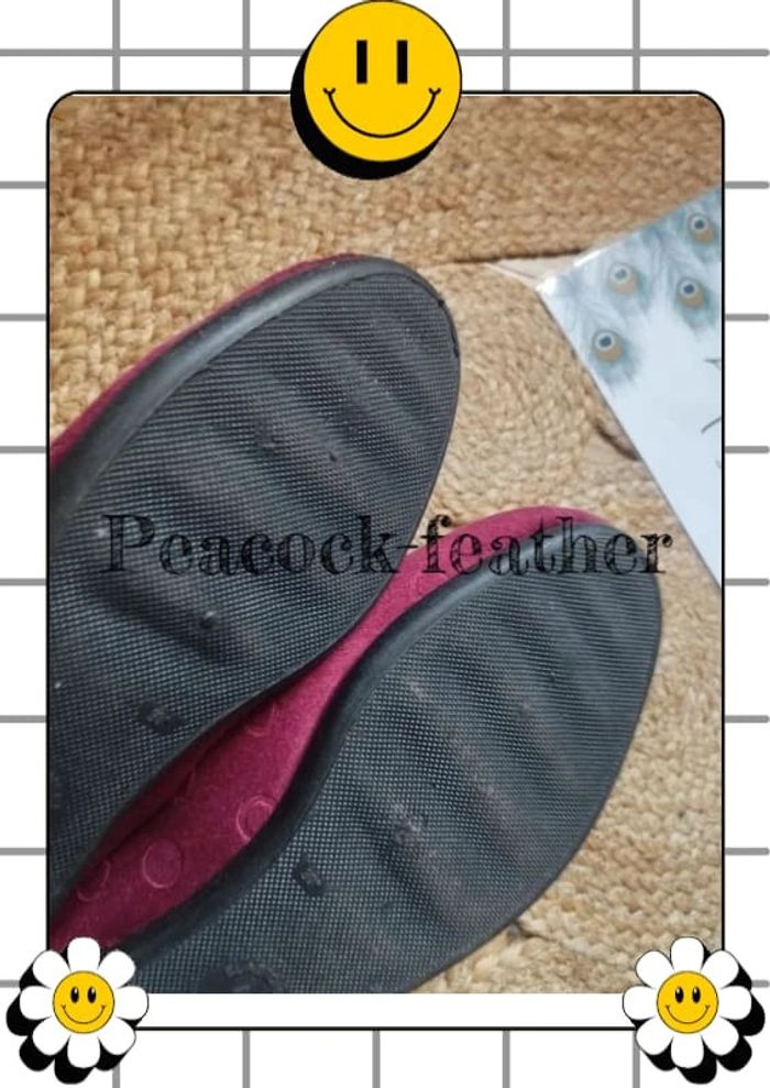 Chaussons pantoufles 41 Bordeaux femme - photo numéro 7