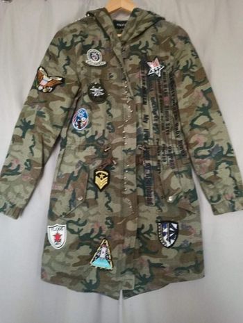 Veste/fin manteau militaire