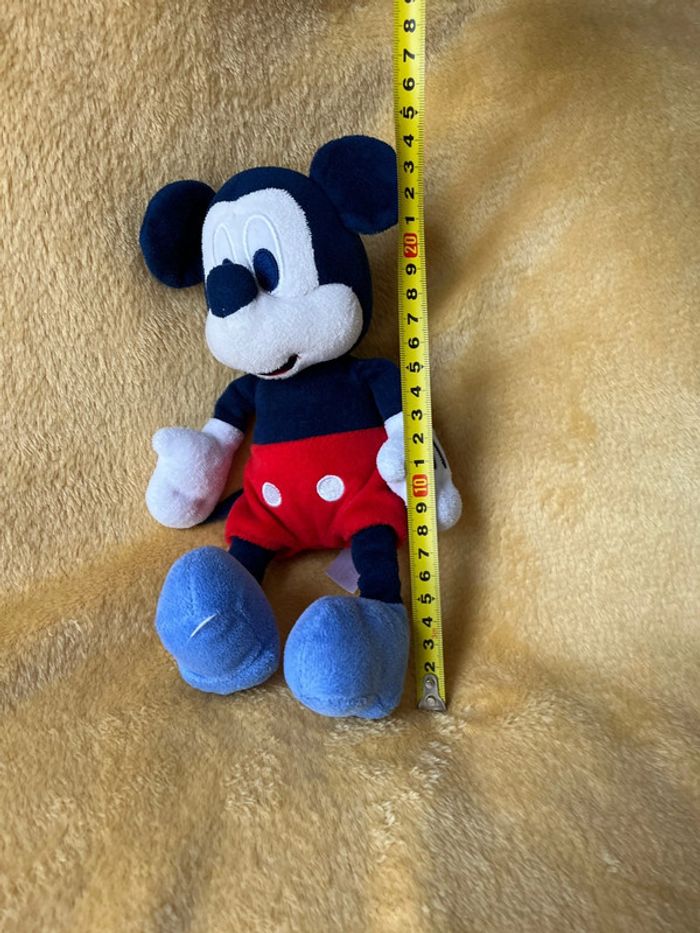 Peluche Mickey bleu marine - photo numéro 4