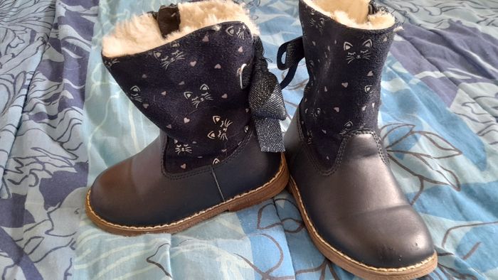 Bottes fourrées  petits chats