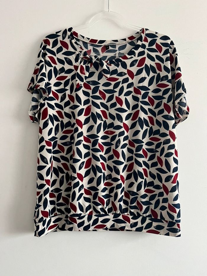 Blouse femme manches courtes taille 44-46 - photo numéro 2
