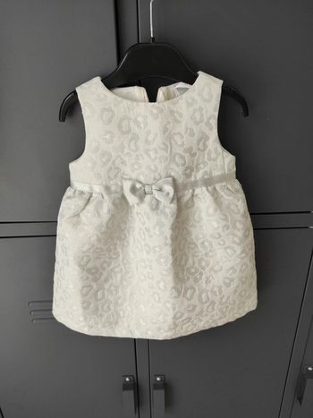 Robe de cérémonie blanche 12 mois