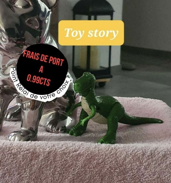 Dinosaure vert REX dessin animés toy story Disney