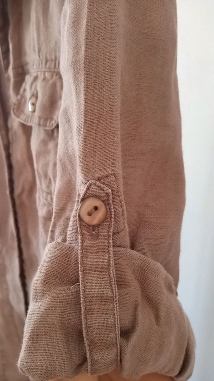 Robe boutonnée lin - photo numéro 5