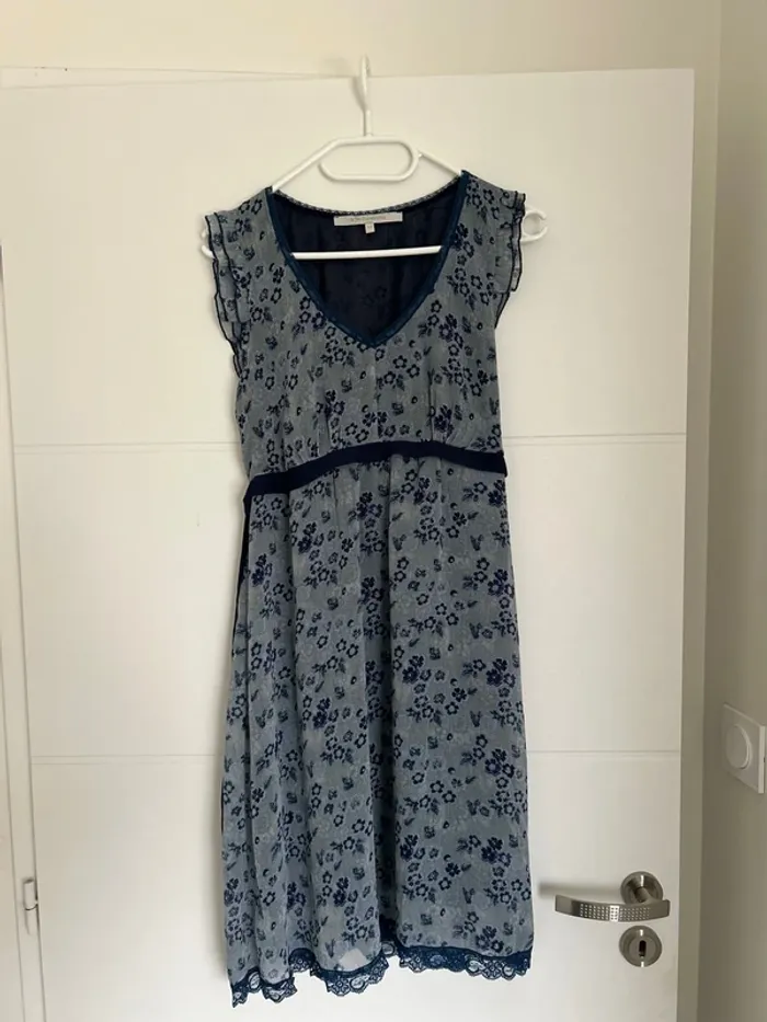 Robe légère bleu / gris bleu