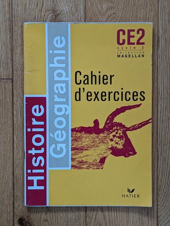 Cahier d'exercices Magellan CE2 histoire géographie