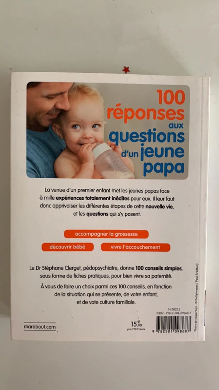 Livre : 100 réponses aux questions d’un jeune papa, en bon état - photo numéro 2