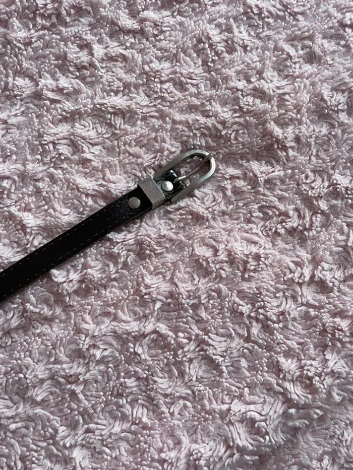 Ceinture fine chocolat