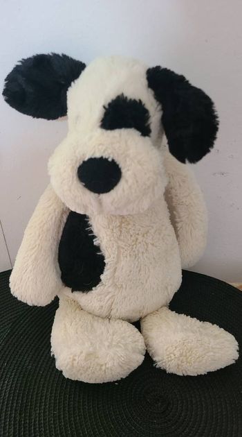 Chien noir & blanc Puppy / Jellycat