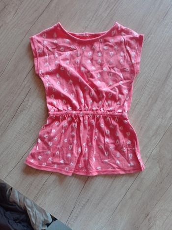 Robe saumon réversible