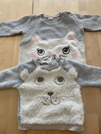 Lot de 2 pulls fille 9 mois