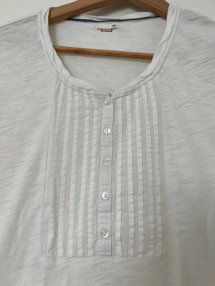 T-shirt blanc Levis Femme S - photo numéro 3