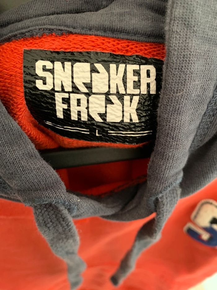 Sweat à capuche rouge Sneaker Freak SF taille L - photo numéro 5