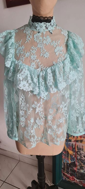 Blouse dentelle claudie pierlot 36 vintage