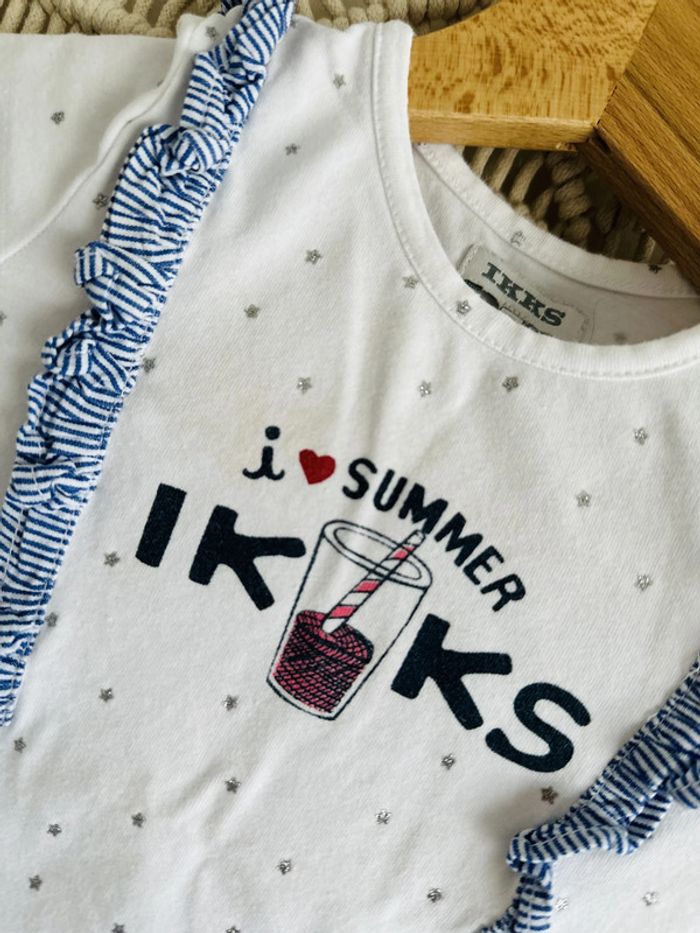 T-shirt IKKS 12 mois - photo numéro 3