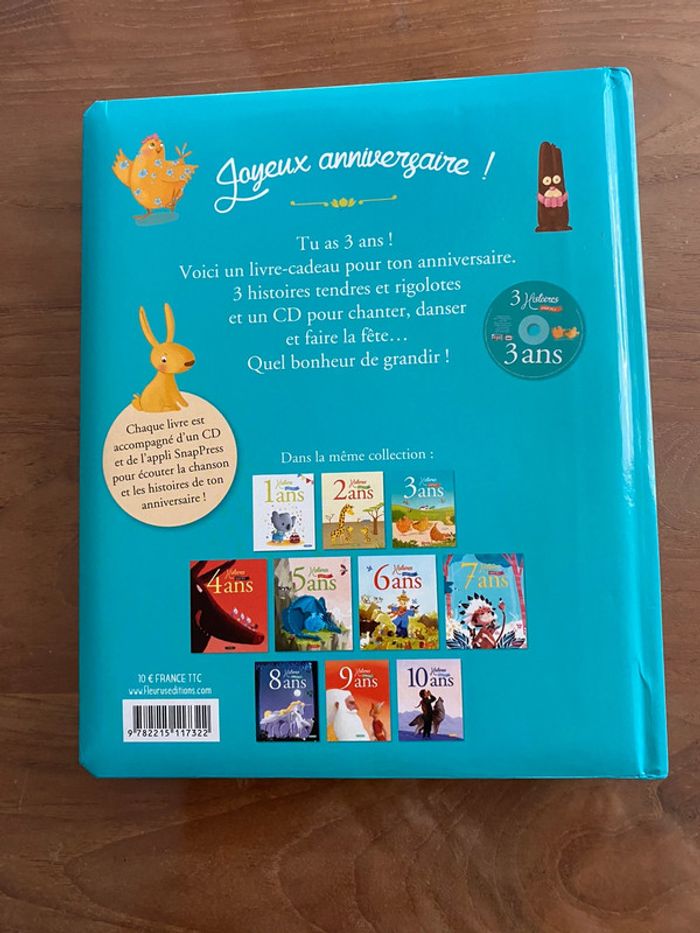 Histoires pour les 3 ans fleurus avec cd - photo numéro 2