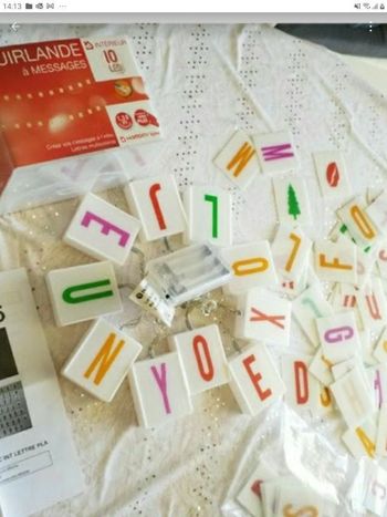 Guirlande a messages neuve