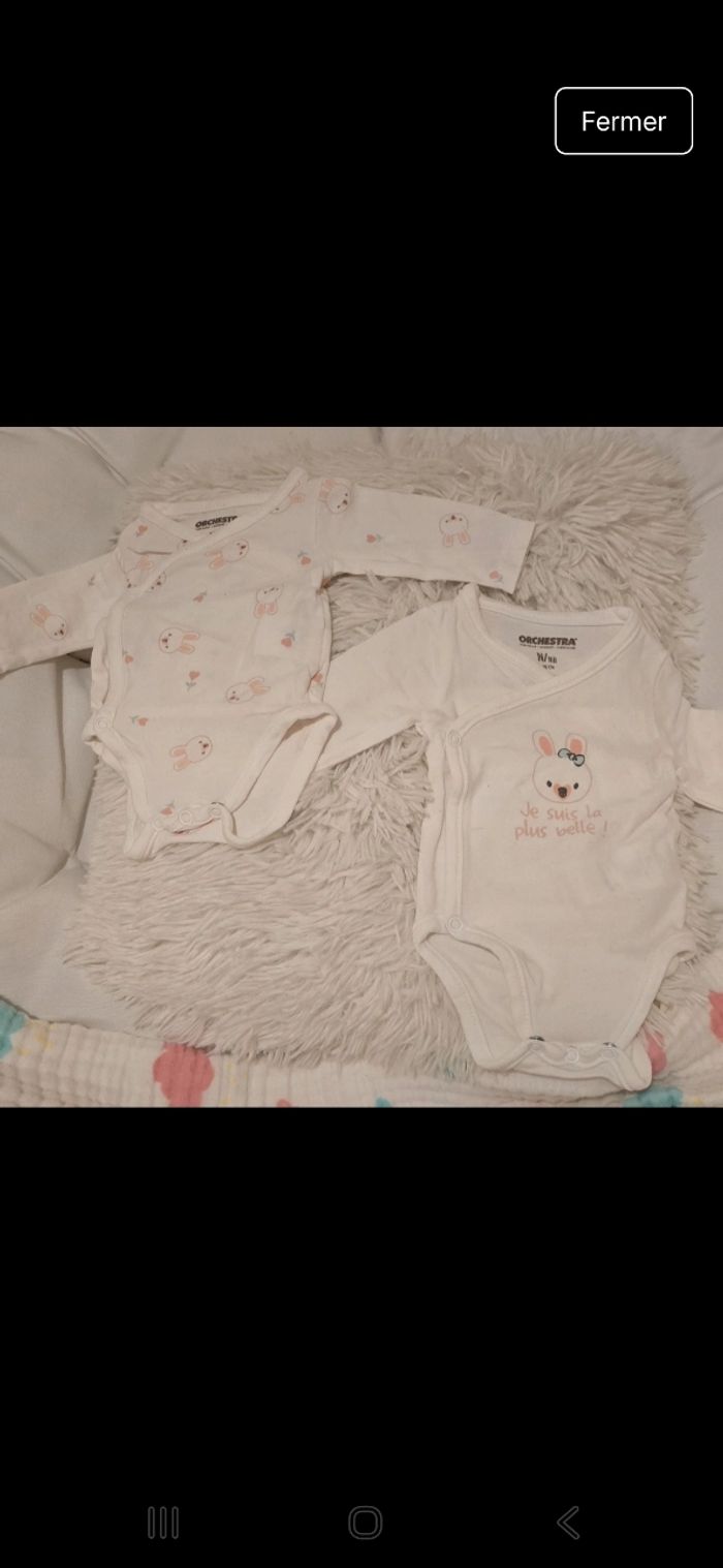 Lot de 2 bodies Orchestra