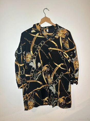 Chemise imprimée baroque – Taille S