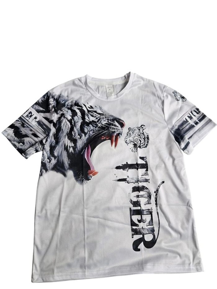 Tee-shirt Noir et Blanc - S/36 - NEUF - photo numéro 2