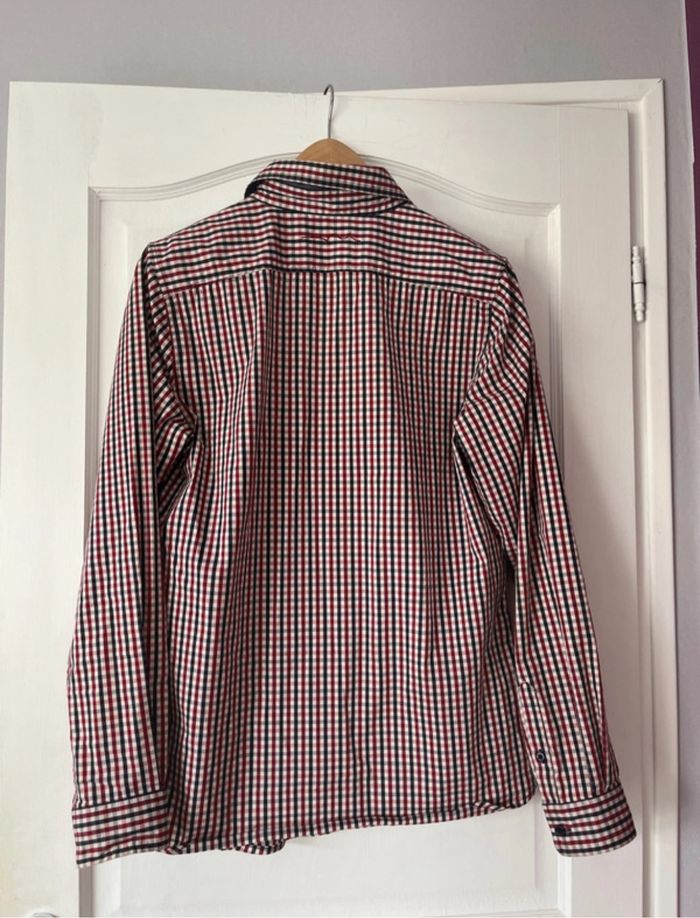Chemise garçon 16 ans - Teddy Smith - Carreaux bleu/rouge/blanc - photo numéro 3