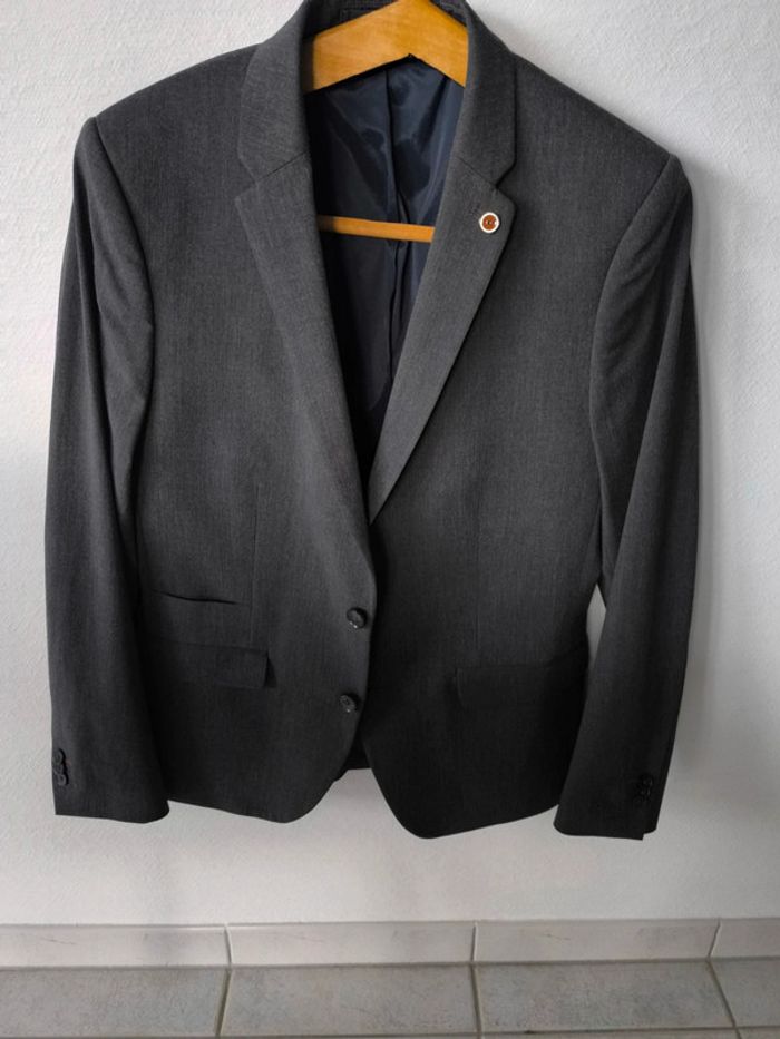 Blazer homme , gris foncée , taille 52 , L neuf