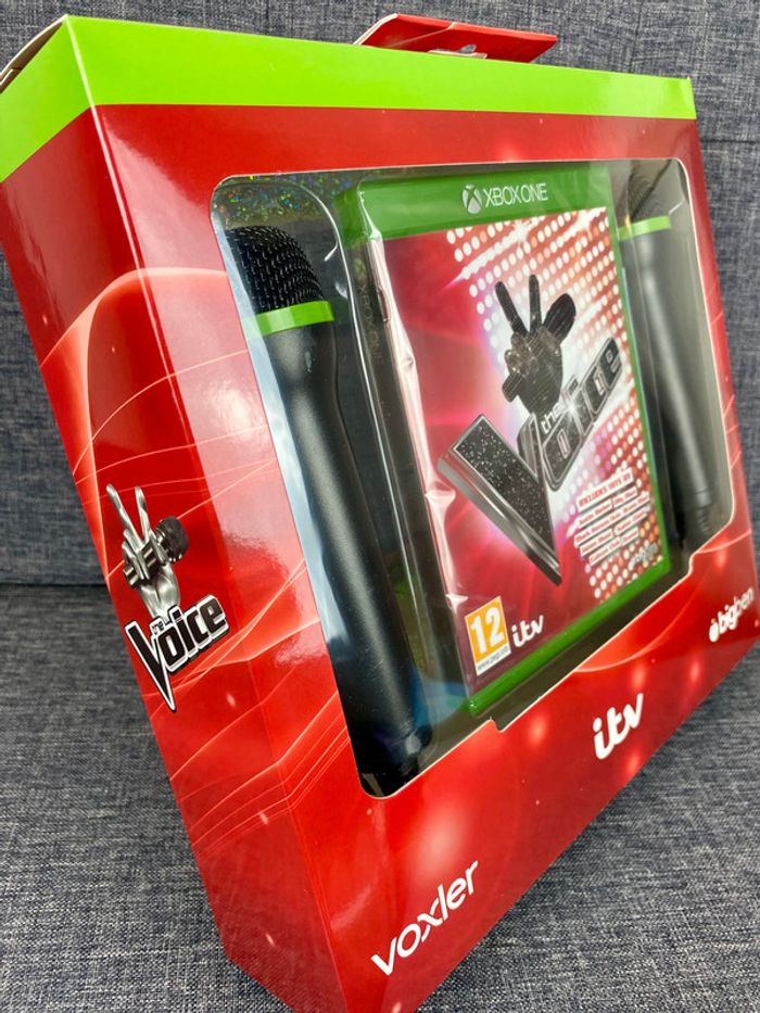Pack Collector Xbox One The Voice UK + 2 Microphones NЕUF sous blister / Sealed - photo numéro 3