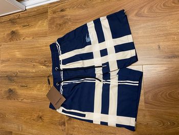 Short de bain burberry bleu