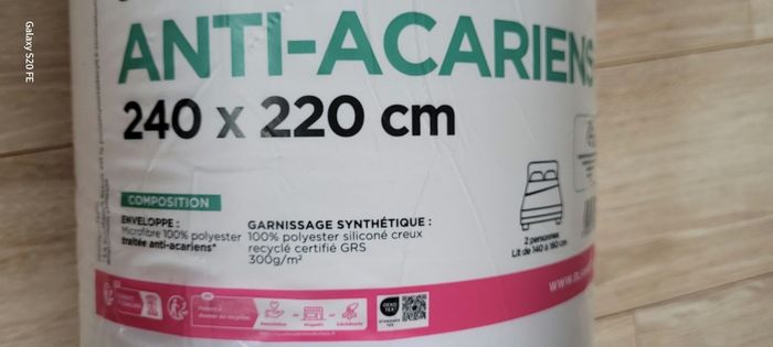 couette Blanrêve neuve 2 personnes 240 x 220 cm - photo numéro 4