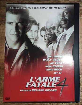 Boitier DVD vide l'arme fatale 4