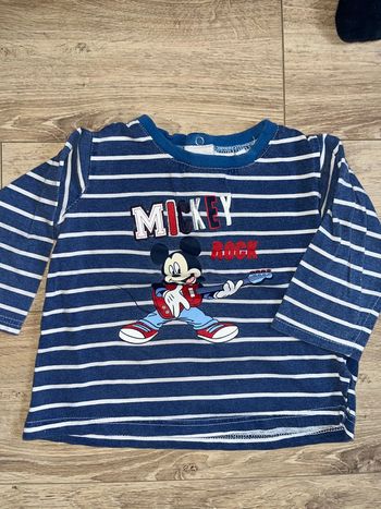 Haut manches longues Disney Mickey 24 mois