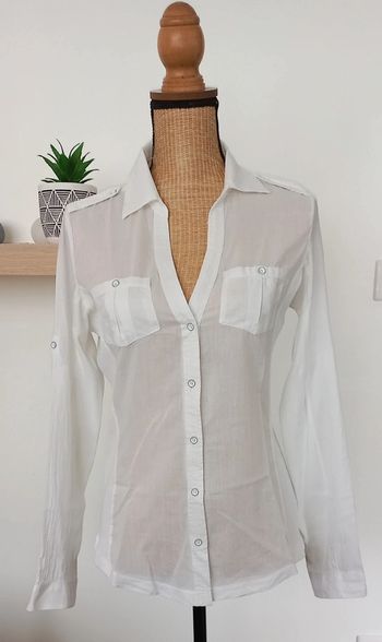 Chemise MANGO blanche