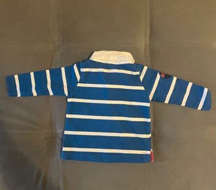 Polo bleu & blanc - photo numéro 2