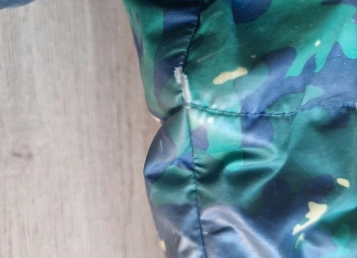 Manteau Doudoune Adidas Camouflage Enfant 2-3 ans Capuche Blouson Tres bonne etat - photo numéro 6