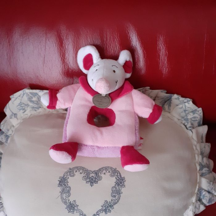 Doudou et Cie :Hochet "Petite Souris "avec grelot - photo numéro 6