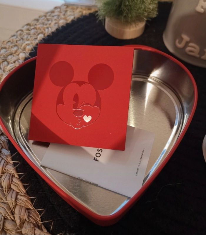 💎jolies boucles d'oreilles Disney x Fossil Édition Spéciale Minnie - photo numéro 10