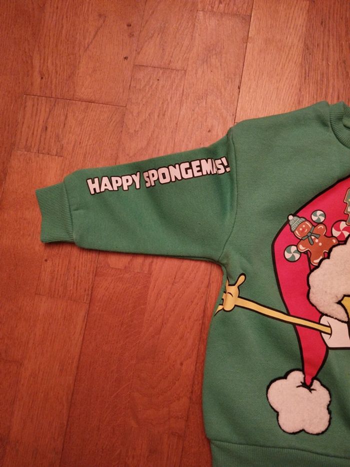 Pull bob l'éponge 2/3 ans - photo numéro 3