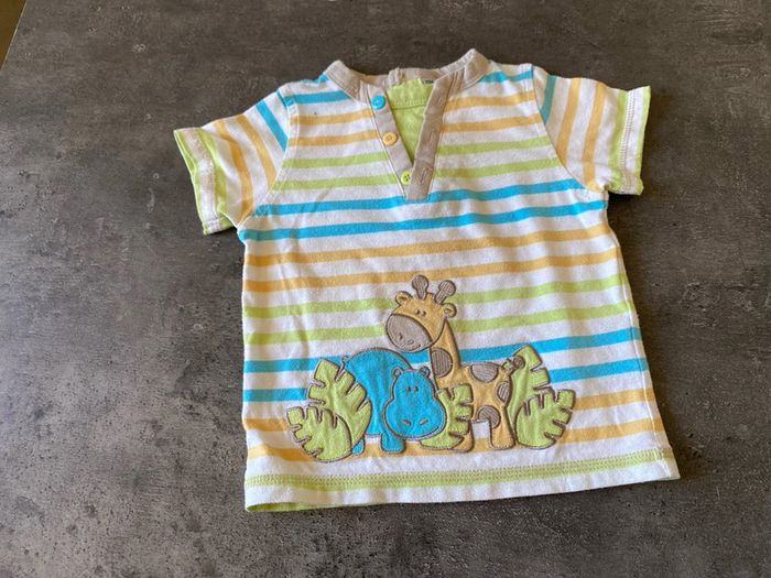 TEE shirt girafe hippopotame