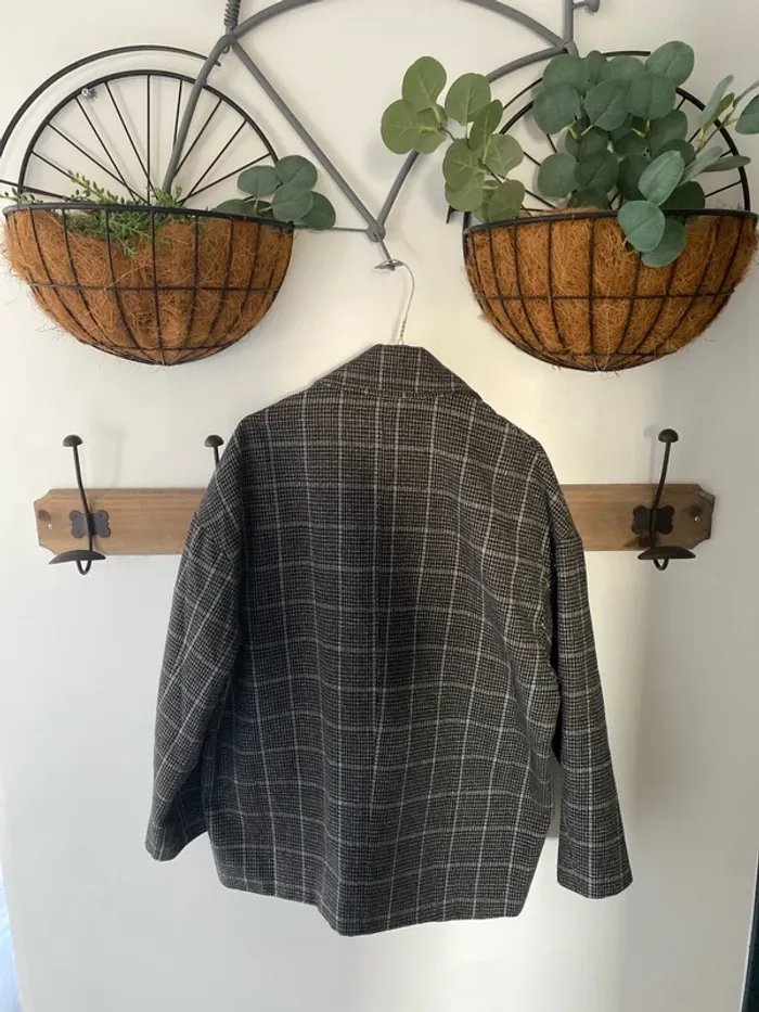 Veste à carreaux oversize Taille M Molly Bracken - photo numéro 6