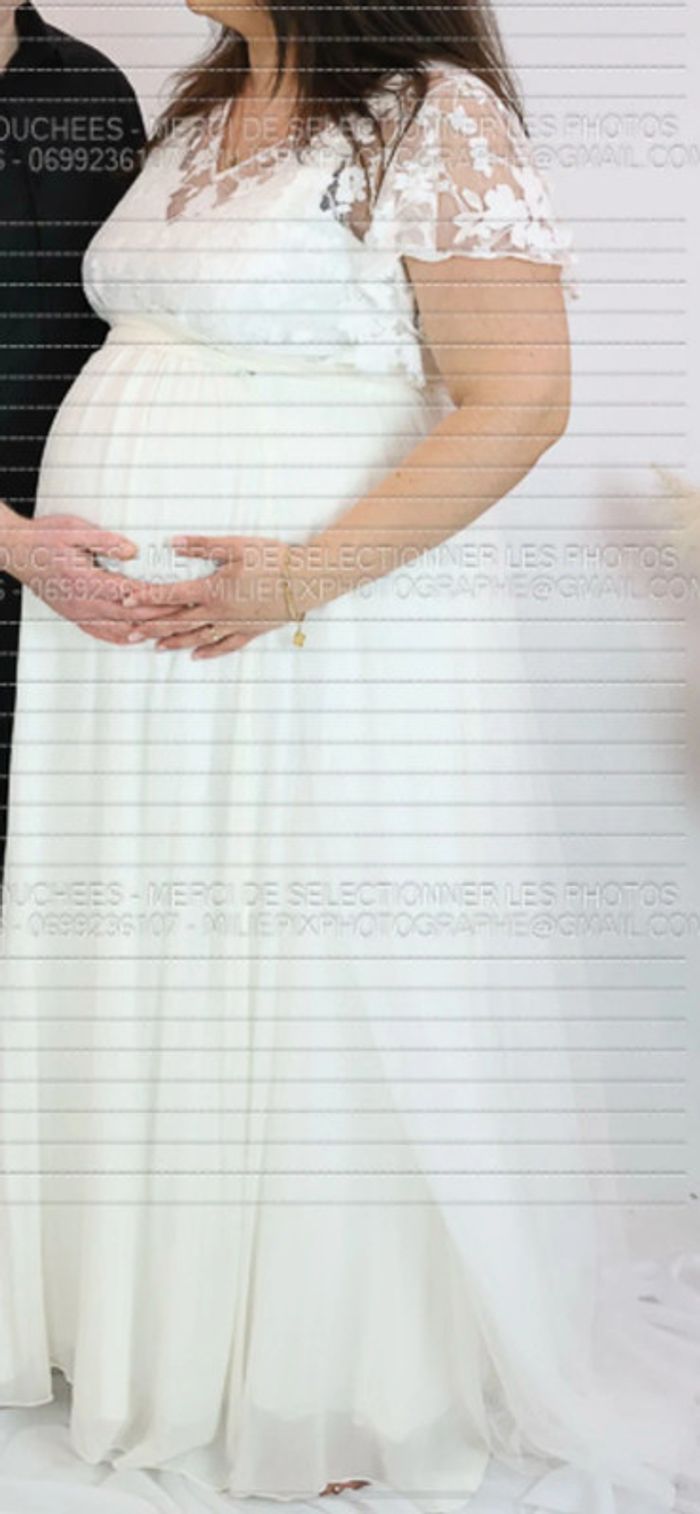 Robe de Mariée grossesse et allaitement Seraphine T46 - photo numéro 18